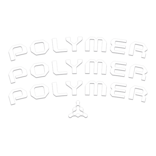 Polymer Workshop Wheel Decals — White