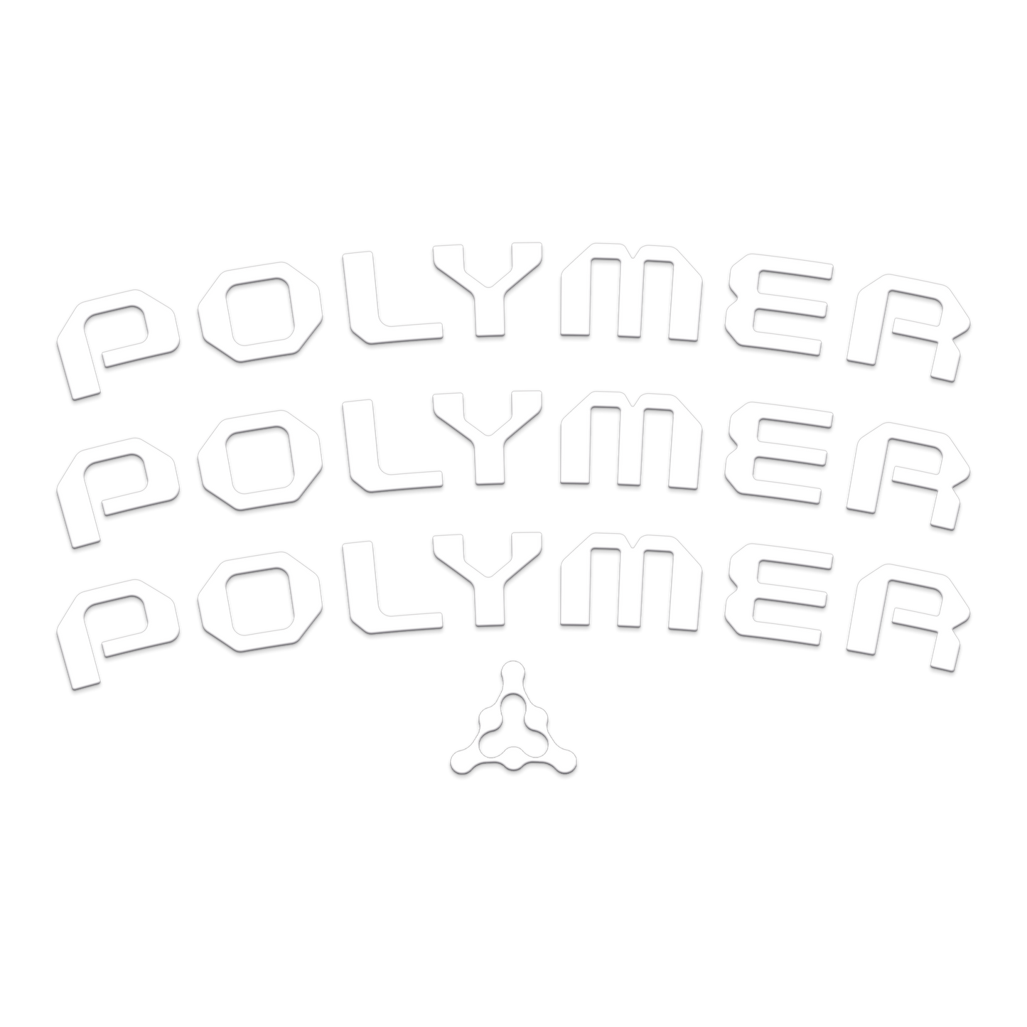 Polymer Workshop Wheel Decals — White