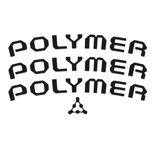 Polymer Workshop Wheel Decals — Black