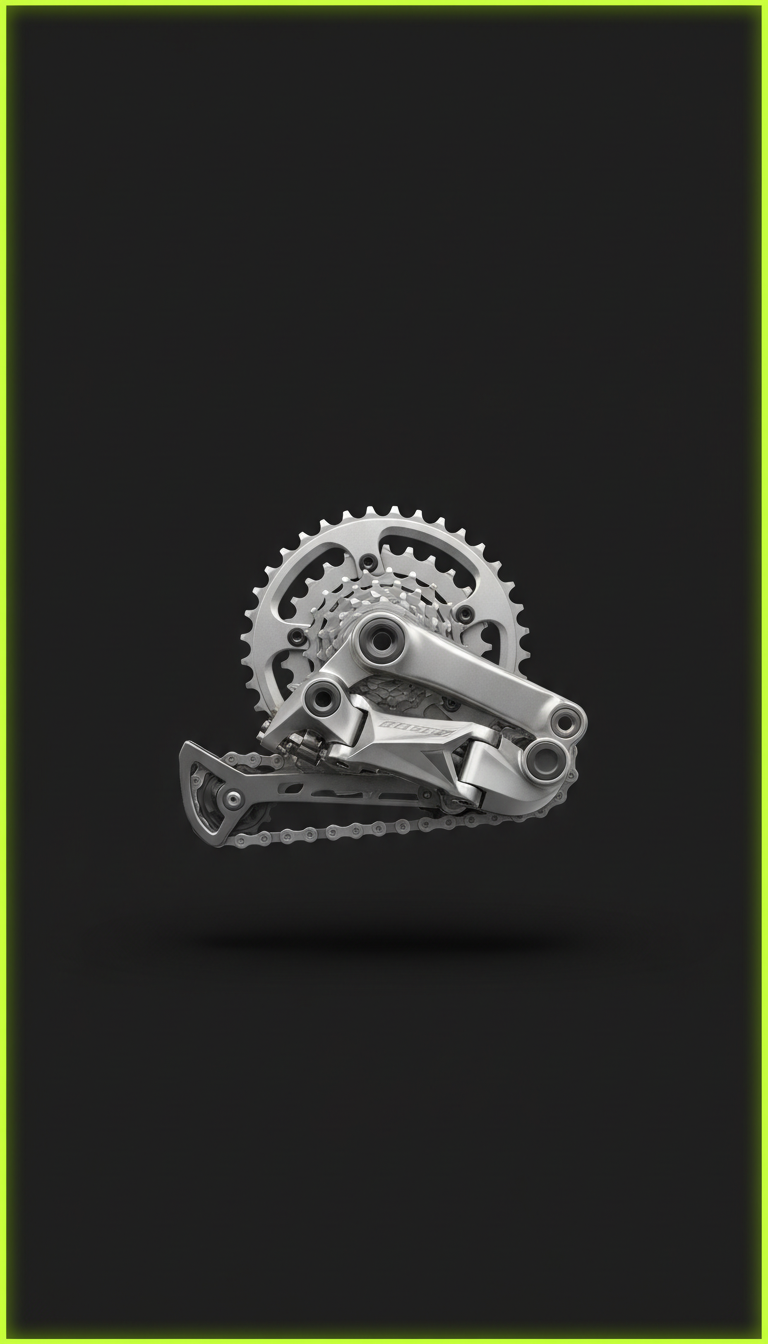 Titanium Silver Drivetrain Precision Machined