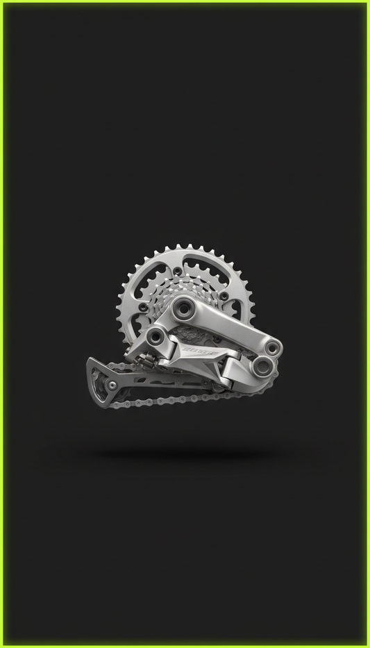 Titanium Silver Drivetrain Precision Machined