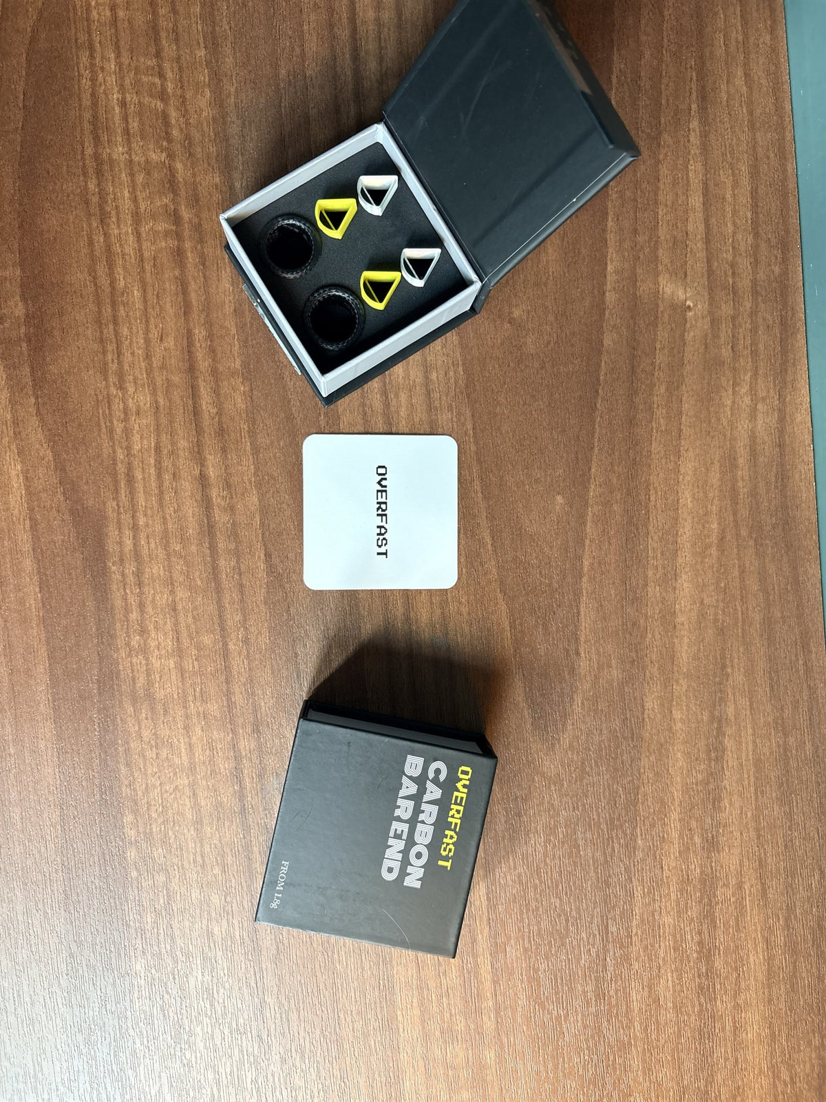 OVERFAST ultralight carbon bar ends with CARBON BAREND box