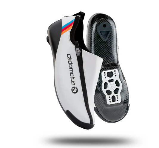 Cadomotus Chronos Bianco Cycling Shoe - Wahoo Speedplay Direct Mount