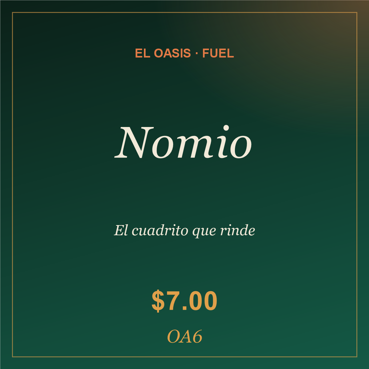 Nomio — OA6